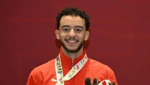 محمد السيد يتوج بذهبية كأس العالم لسلاح سيف المبارزة بعد مواجهة إسرائيلية حاسمة